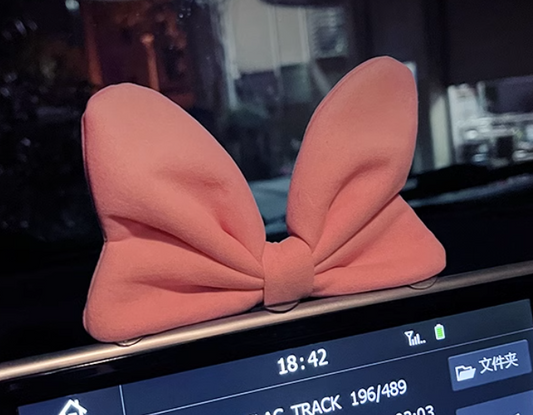 Pink Plush Bow